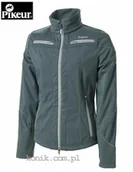 Kurtki jeździeckie - Pikeur Kurtka softshell MANERA z kolekcji PREMIUM damska - petrol green - miniaturka - grafika 1