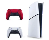 Konsole Playstation - Sony PlayStation 5 Digital D Chassis + DualSense Volcanic Red - miniaturka - grafika 1