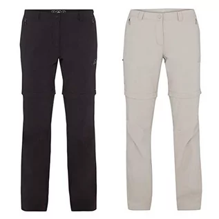 Spodnie damskie - McKINLEY McKINLEY Malik damskie spodnie z odpinanymi nogawkami, szare, XL 286162 - grafika 1