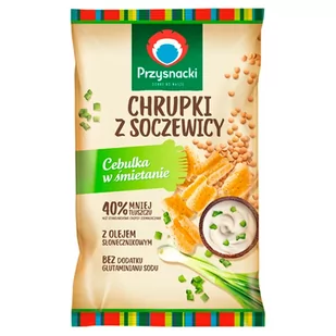 Przysnacki Chrupki z soczewicy cebulka w śmietanie 80 g - Chrupki - miniaturka - grafika 1