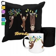 Gadżety dla niej i dla niego - ZESTAW KUBEK MAGICZNY + POSZEWKA Z PODUSZKĄ-CIEKAWSKI GEORGE PREZENT + IMIĘ - miniaturka - grafika 1