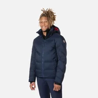 Kurtki narciarskie - Męska Kurtka ROSSIGNOL LEGACY MERINO DOWN JKT RLMMJ28_715 – Granatowy - miniaturka - grafika 1