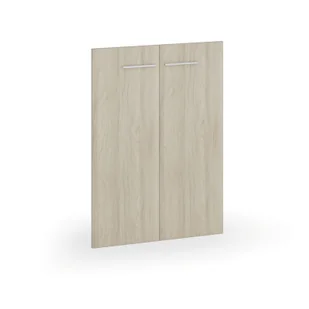 Drzwi skrzydłowe PRIMO, para, wysokość 1042 mm, dąb naturalny - Inne meble biurowe - miniaturka - grafika 1
