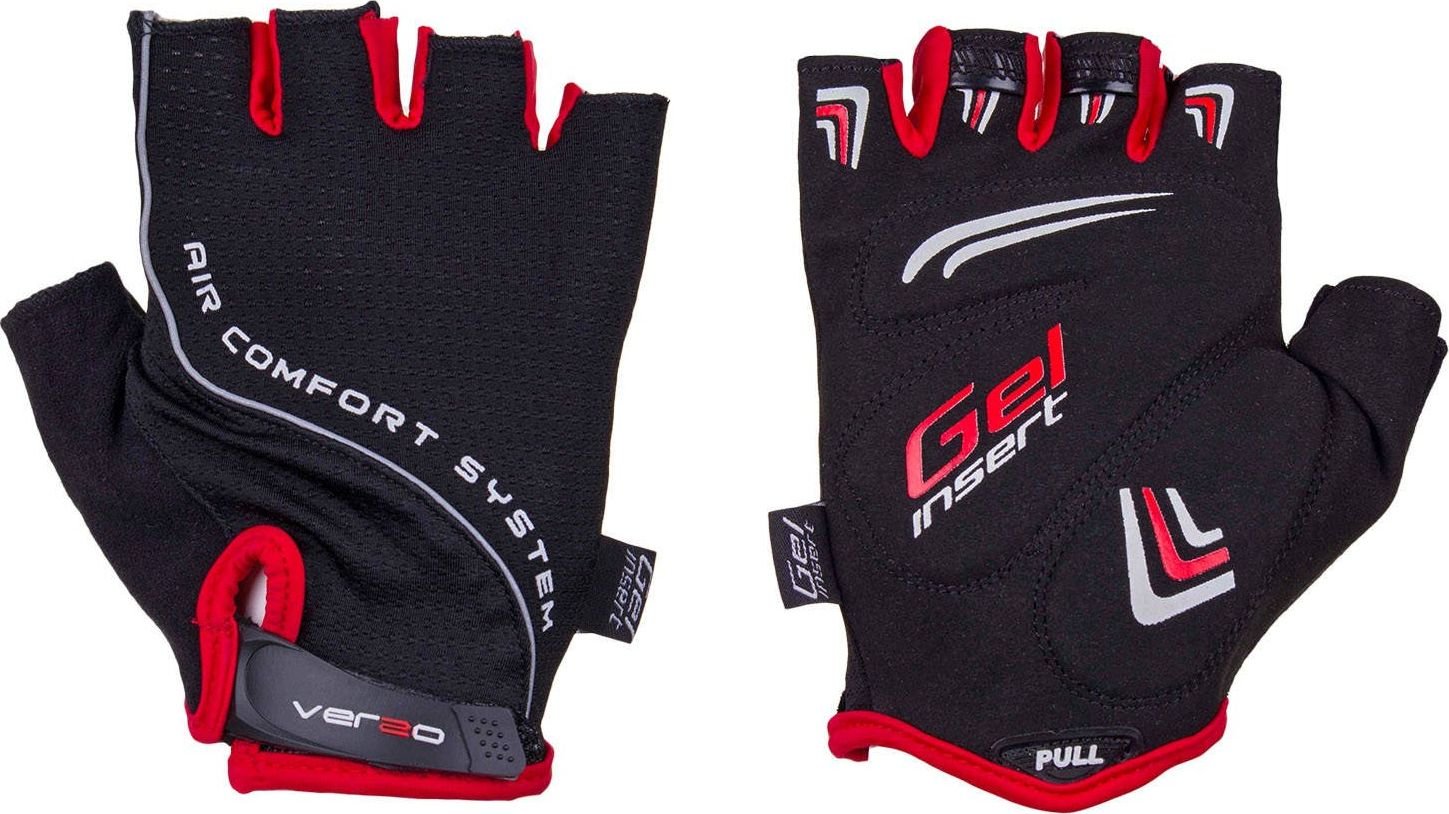 Verso Rękawiczki rowerowe Verso SB-01-7059-D czarno-czerwone XXL