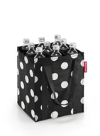 Torby i wózki na zakupy - Torba na butelki z przegrodami Reisenthel Bottlebag - dots white - miniaturka - grafika 1