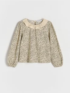 Reserved - Wzorzysta bluzka - wielobarwny - Bluzki dla dziewczynek - miniaturka - grafika 1