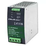 Zasilacze awaryjne UPS - Moduł UPS Qoltec DC na szynę DIN | 40A | 274V - miniaturka - grafika 1