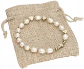 Biżuteria dla dzieci - Bransoletka różaniec komunia perły naturalne - miniaturka - grafika 1