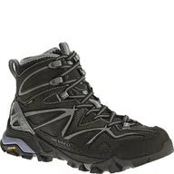 Buty trekkingowe damskie - Merrell CAPRA Mid Sport GTX damskie buty trekkingowe, czarny Black Grey, 37.5 EU - miniaturka - grafika 1