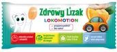 Gumy do żucia, lizaki, dropsy - Zdrowy lizak Mniam-Mniam Lokomotion o smaku pomarańczowym - miniaturka - grafika 1