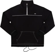 Bluzy męskie - bluza męska FALLEN HALF ZIP ANORAK HOODIE Black/White - miniaturka - grafika 1