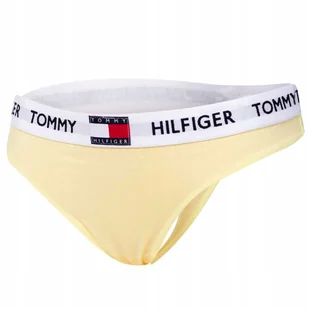 TOMMY HILFIGER STRINGI DAMSKIE THONG YELLOW r. XS - Majtki damskie - miniaturka - grafika 1