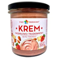 Słodkie kremy i masła - Pięć Przemian Krem migdałowo - czekoladowo - truskawkowy keto 300 g - kosmetyk - miniaturka - grafika 1