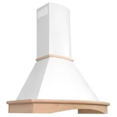 Okapy kuchenne - VDB Royal V Biały 90 Niebarwiony - miniaturka - grafika 1