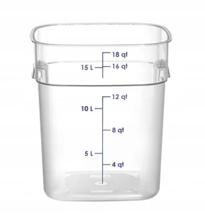 Pojemnik na żywność CamSquares Fresh Pro, Cambro, 17,2L, transparentny - Pojemniki kuchenne - miniaturka - grafika 1
