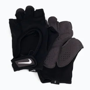 Rękawiczki treningowe damskie Nike Gym Ultimate black/white - Rękawiczki sportowe damskie - miniaturka - grafika 1