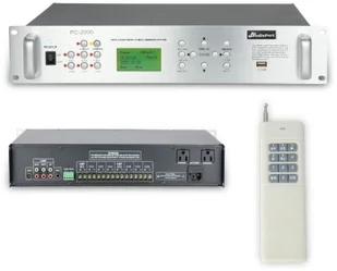 AudioPort Odtwarzacz multimedialny selektor głośników 100V PC-2000 one size - Odtwarzacze sieciowe - miniaturka - grafika 1