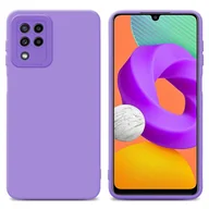 Etui i futerały do telefonów - Pokrowiec Etui Do Samsung Galaxy M22 / M32 4G w FLUID JASNY FIOLET TPU Silikonowe Obudowa Ochronny Case Cover Cadorabo - miniaturka - grafika 1