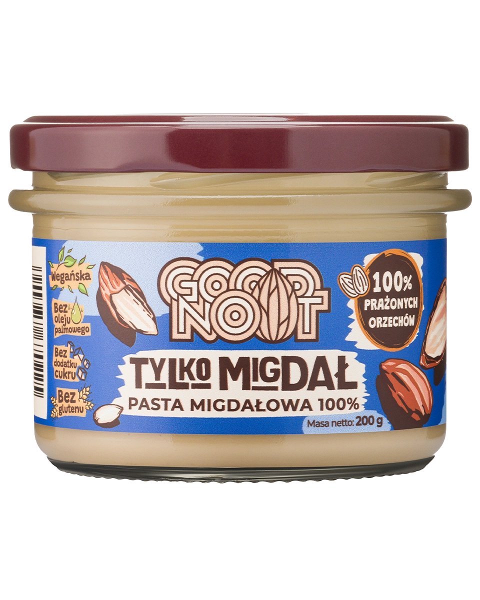 Pasta migdałowa 100% TYLKO MIGDAŁ 200g