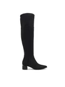 Kozaki damskie - Guess Muszkieterki Lucie FLFLUC ESU11 Czarny - miniaturka - grafika 1