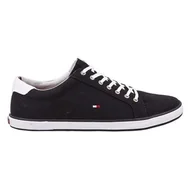 Trampki męskie - Buty Tommy Hilfiger Harlow 1D FM56820892-403 czarne - miniaturka - grafika 1