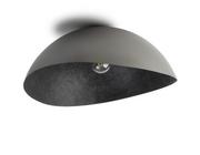 Lampy sufitowe - Lampa vintage do jadalni SOLARIS 40626 Sigma żywicowa kopuła czarna srebrna - miniaturka - grafika 1