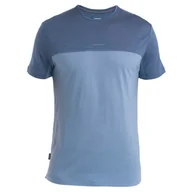 Koszulki sportowe męskie - Męska koszulka Icebreaker Men Merino 125 Cool-Lite™ Sphere III SS Tee Colour Block Rozmiar: XL / Kolor: niebieski - miniaturka - grafika 1
