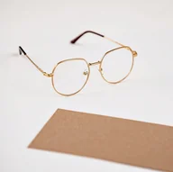 Okulary korekcyjne, oprawki, szkła - Okulary Lenonki z filtrem światła niebieskiego do komputera zerówki 2533 - miniaturka - grafika 1