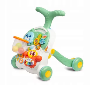 Toyz Interaktywny Pchacz Stolik Edukacyjny 3w1 Green - Jeździki dla dzieci - miniaturka - grafika 1