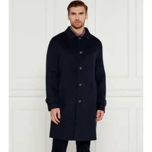 Tommy Hilfiger Wełniany płaszcz - Płaszcze męskie - miniaturka - grafika 1