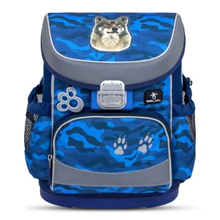 Ergonomiczny plecak szkolny Belmil Mini-Fit Torba szkolna "Alpha Wolf"- Przetestowane i zalecane przez niemiecki AGR - Plecaki szkolne i tornistry - miniaturka - grafika 1