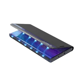 New Sleep Case pokrowiec etui z klapką z funkcją podstawki Xiaomi Redmi Note 11 Pro+ 5G (China) / 11 Pro 5G (China) / Mi11i HyperCharge / Poco X4 NFC 5G niebieski - Etui i futerały do telefonów - miniaturka - grafika 3