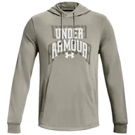 Bluzy sportowe męskie - Męska bluza Under Armour Rival Terry Graphic HD Rozmiar: XXL / Kolor: zielony - miniaturka - grafika 1