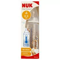 Nuk Butelka 0-6m Tygrysek popiel 10741022 300 ml - Butelki dla niemowląt - miniaturka - grafika 1