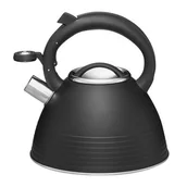 Czajniki na gaz - Czajnik Linea czarny 2,5 l z gwizdkiem AMBITION - miniaturka - grafika 1