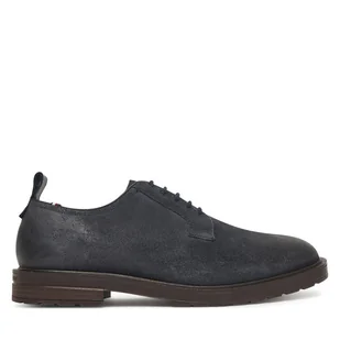 Półbuty Tommy Hilfiger Cleated Derby FM0FM05770 Granatowy - Półbuty męskie - miniaturka - grafika 1