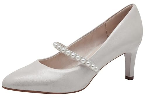 Tamaris Damskie czółenka 1-22424-44, srebrne, 40 EU, srebro, 40 EU