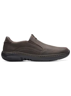Clarks Skórzane slippersy "ClarksPro Step" w kolorze beżowo-szarym - Półbuty męskie - miniaturka - grafika 1