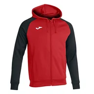 Bluzy męskie - Joma Męska bluza z kapturem Academy IV czerwony czerwony czarmy m 101967601 - miniaturka - grafika 1