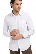 Koszule męskie - GUESS KLASYCZNA BIAŁA KOSZULA ELEGANCKA Z KOŁNIERZYKIEM L GXA - miniaturka - grafika 1