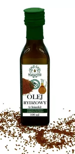 Olej rydzowy z lnianki dr. Budwig 100ml NaturOil - Zdrowa żywność Olej rydzowy z lnianki dr. Budwig 100ml NaturOil - Zdrowa żywność - miniaturka - grafika 1