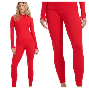 Bielizna termoaktywna bezszwowa (dół) damska 4F 4FWAW25USEAF206-62S Czerwony XS/S - Pozostała odzież narciarska - miniaturka - grafika 1