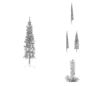 Ozdoby bożonarodzeniowe - vidaXL Stojak na sztuczną choinkę srebrny 150 cm - Choinki bożonarodzeniowe - miniaturka - grafika 1