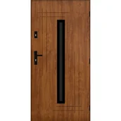 Drzwi zewnętrzne - Pantor Drzwi zewnętrzne wejściowe Ozyrys Black złoty dąb 80 prawe - miniaturka - grafika 1