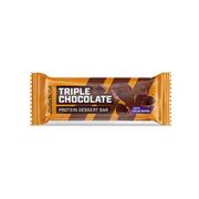 Batony proteinowe - BioTech USA USA Protein Dessert Bar - 50g - Batonik Białkowy Proteinowy Triple Chocolate - miniaturka - grafika 1