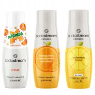 Syropy i koncentraty owocowe - Syropy SodaStream do saturatora Mirinda Zero Bez Cukru + Mandarynka + Lemoniada 3x 440 ml - miniaturka - grafika 1
