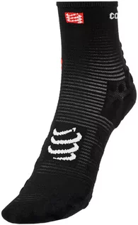 Skarpetki sportowe męskie - Compressport compress port Pro Racing Socks V3 Run High Black, czarny, 4 CS1RSHV399T4 - grafika 1