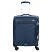 Walizki - American Tourister Summerfunk Walizka kabinowa na 4 kółkach 55 cm navy - miniaturka - grafika 1