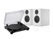 Zestawy stereo - Audio-Technica AT-LPW50PB (czarny) + A28 (biały) - miniaturka - grafika 1