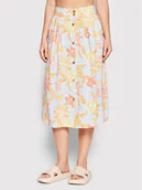 Spódnice - Roxy Spódnica midi Night Time ERJWK03121 Kolorowy Regular Fit - miniaturka - grafika 1